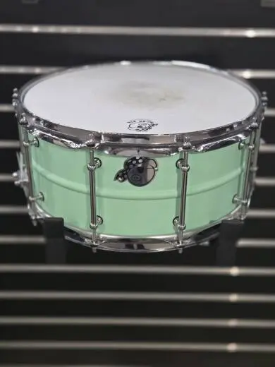 Pork Pie - Aluminum Snare Drum Sea Foam Green 6.5