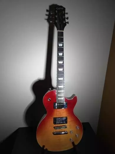 Epiphone - LP Modern Figured Magma Orange Fade