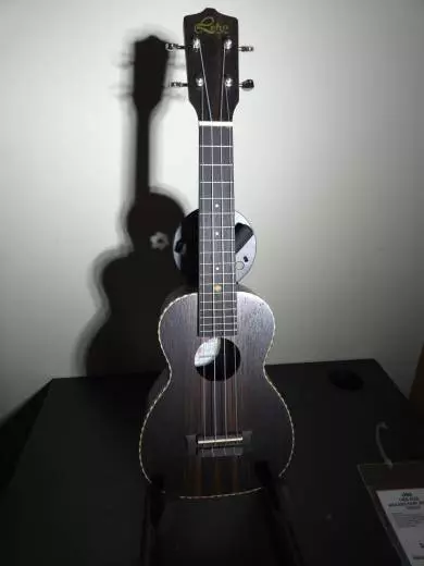 Leho - Soprano Ukulele Ebony Arch Back