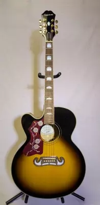 Epiphone - J-200 EC Studio Acoustic/Electric, Left Handed - Vintage Sunburst