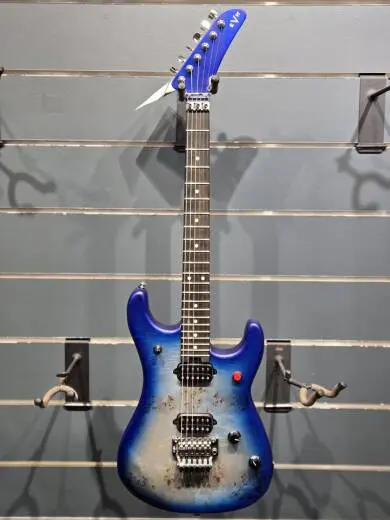 EVH - 5150 Series Deluxe Poplar Burl Ebony Fingerboard Aqua Burst