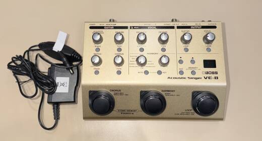 BOSS VE-8 Acoustic Singer Vocal Processor | Long & McQuade