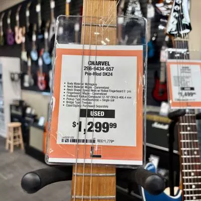 Store Special Product - CHARVEL PM DK24 HSH 2PT CM NAT MAH