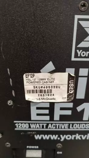 Yorkville Sound - EF12P 2