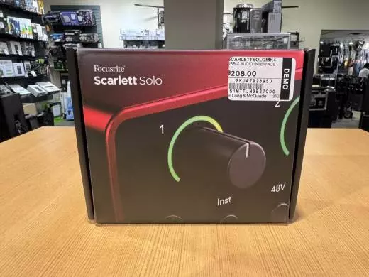 Focusrite Scarlett Solo MK4 - Open Box Special 2