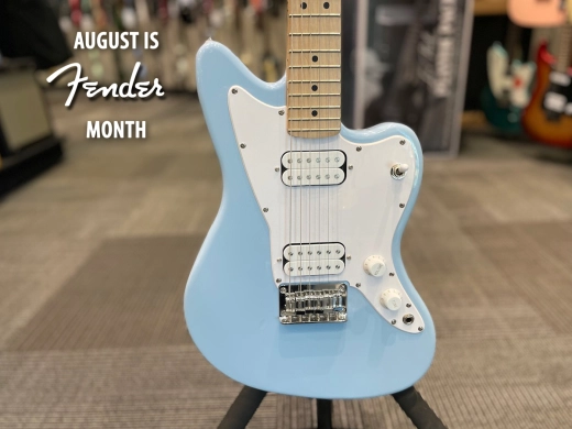 FENDER MONTH - SQUIER MINI JAZZMASTER DAPHNE BLUE