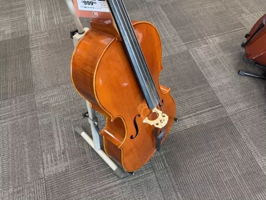 SCARLATTI CARVED 3/4 CELLO OUTFIT 2