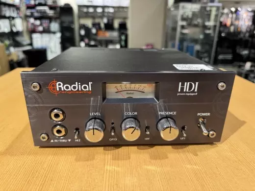 Radial HDI Studio-Grade DI w/ Line Out & Amp Saturation