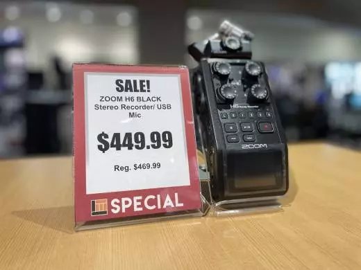 Zoom - H6 ZOOM BLACK