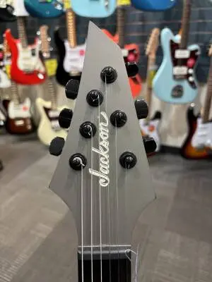 Jackson Pro Series Signature Misha Mansoor Juggernaut HT6, Ebony Fingerboard, Satin Gun Metal Gray 2