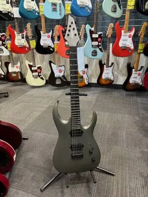 Jackson Pro Series Signature Misha Mansoor Juggernaut HT6, Ebony Fingerboard, Satin Gun Metal Gray