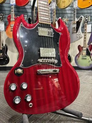 Epiphone SG Standard Electric Guitar, Left-Handed - Heritage Cherry 2