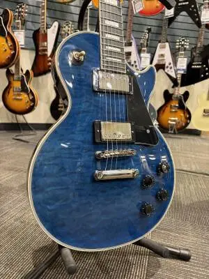 Epiphone Les Paul Custom Limited Edition Quilt Top - Viper Blue 2