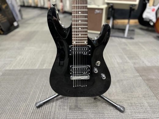 Schecter OMEN-7 Black 7 String Electric Guitar 2