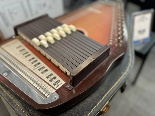 OSCAR SCHMIDT 12 CHORD AUTOHARP W/ CASE 2