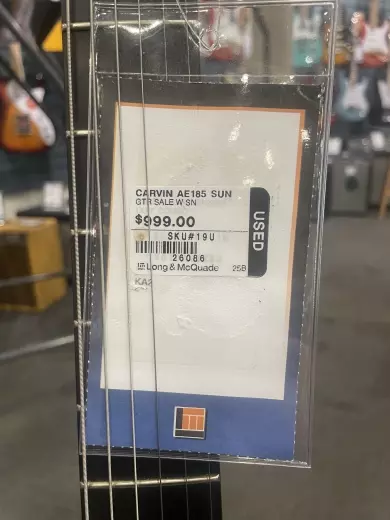Carvin AES185 Sunburst 2