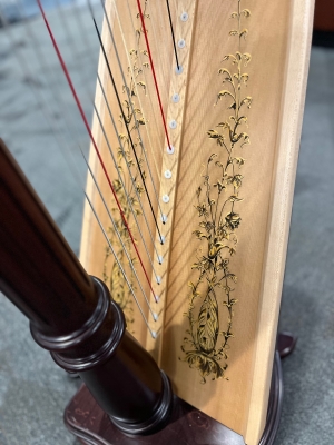 Lyon & Healy - Prelude 40 Mahogany Harp 5