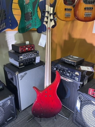 F-Bass Custom Shop BN 5-String - Transparent Red 2