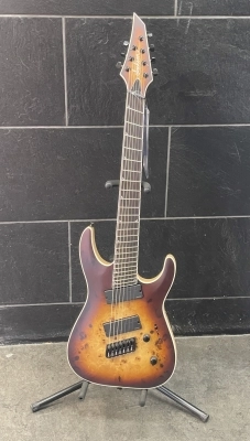 Store Special Product - Jackson Guitars - Concept Series Soloist SLAT7P HT MS - Satin Bourbon Burst