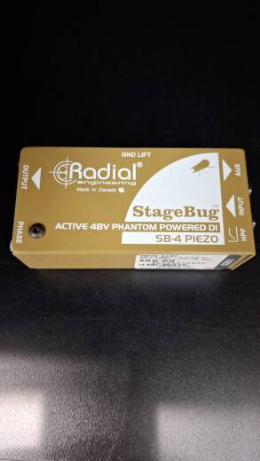 Radial SB-4 Piezo - Active DI For Piezo Pickups (w/Phantom Power)
