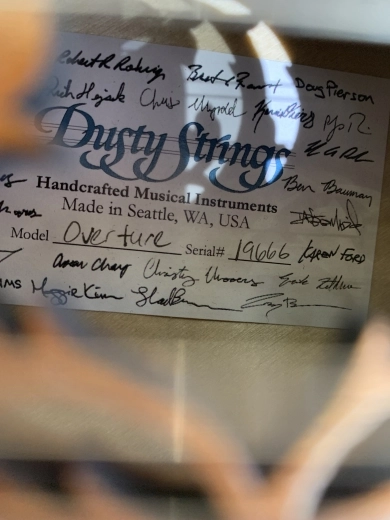 Dusty Strings - OVERTURE NAT OF 5