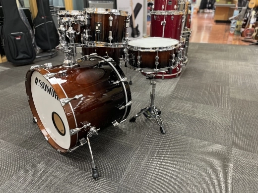 Sonor AQ2 Stage 5-Piece Shell Pack (22,10,12,16,SD) - Brown Fade 2