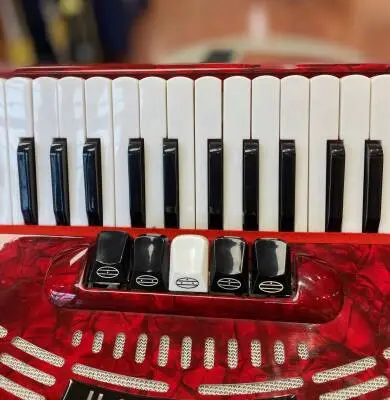 Hohner Piano Accordion - 1304-RED 2