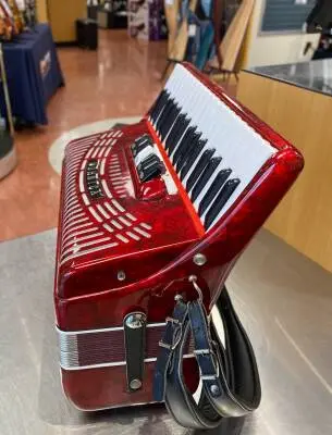 Hohner Piano Accordion - 1304-RED 2