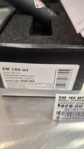 Neumann - KM 184 MT 2