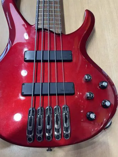 Ibanez BTB475 Bass Metallic Red 2