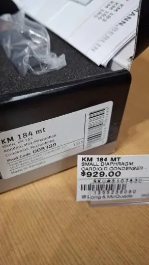 Neumann - KM 184 MT 2