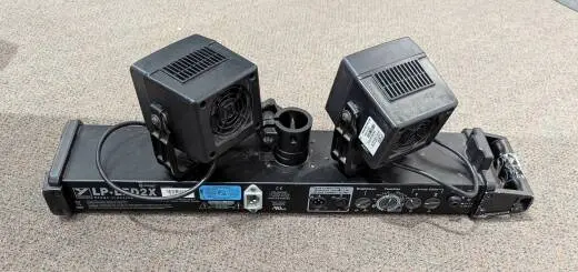DIMMER BAR W/2LED HEADS, ONBOARD FX