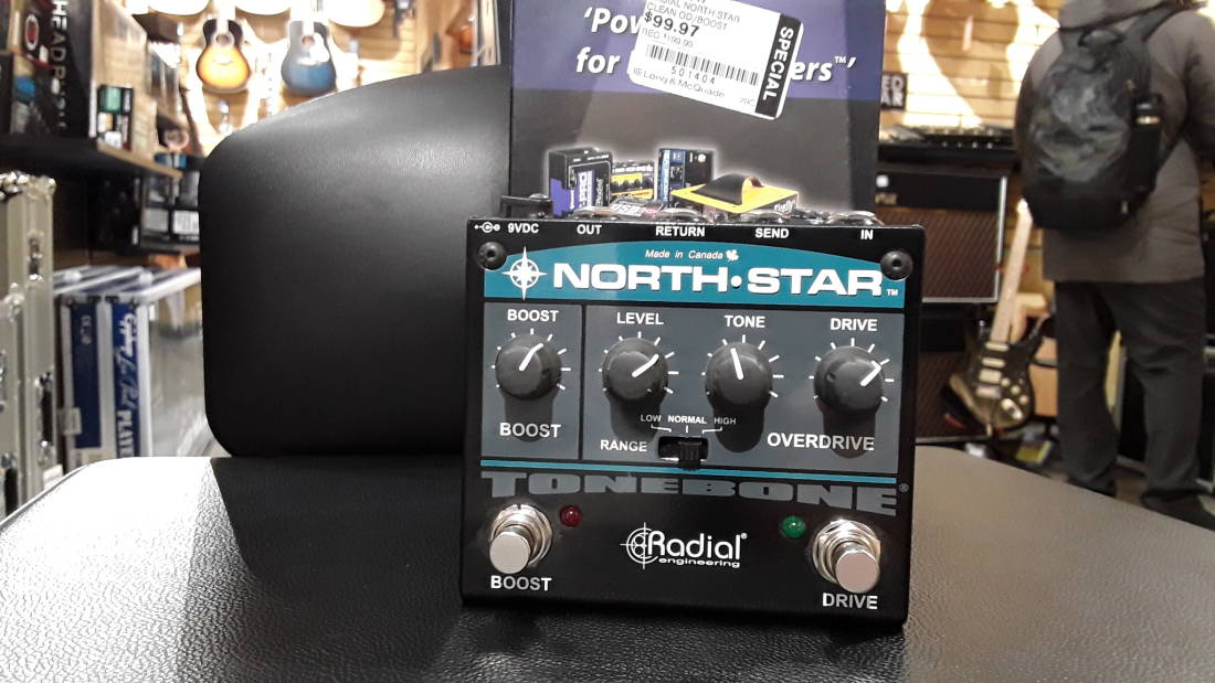 North-Star Clean Overdrive and Power Boost Pedal