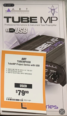 ART Pro Audio - TubeMP Project Series with USB