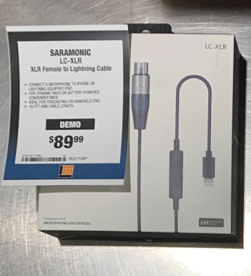 Saramonic - XLR Female to Lightning Cable