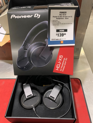 Pioneer DJ - Pioneer DJ HDJ-X5 Over-ear DJ Headphones - Black