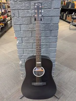 Martin Guitars - DX Johnny Cash Dreadnought HPL Acoustic-Electric Guitar - Jett Black