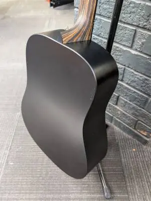 Martin Guitars - DX Johnny Cash Dreadnought HPL Acoustic-Electric Guitar - Jett Black 2