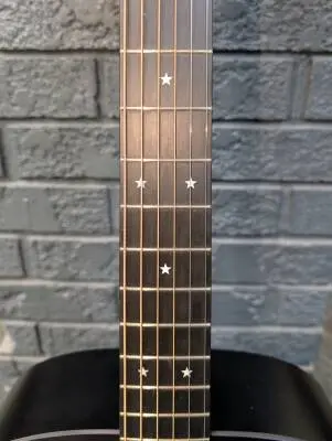 Martin Guitars - DX Johnny Cash Dreadnought HPL Acoustic-Electric Guitar - Jett Black 2