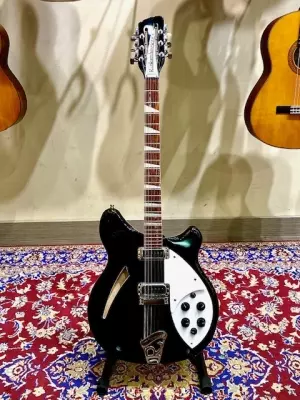 RICKENBACKER - 360 12 STR W CASE JETGLO