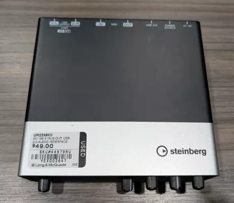 Steinberg - 24/192 2-In/2-Out USB 2.0 Audio Interface