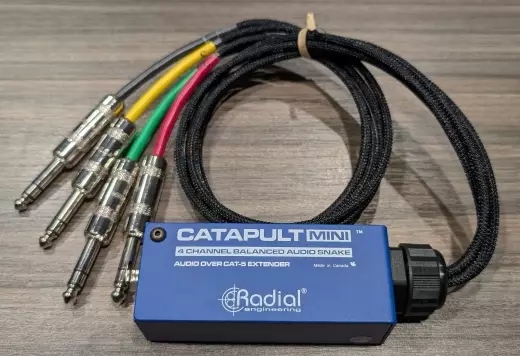 Store Special Product - Radial - Catapult Mini TRS 4-Channel Cat 5 Audio Snake