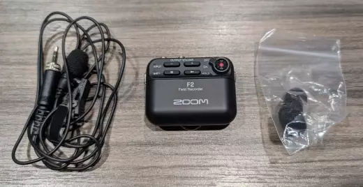 Zoom - F2 Field Recorder with Lavalier Microphone