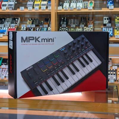Akai - MPK Mini IV Compact MIDI Controller - Black