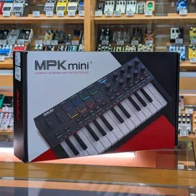 Akai - MPK Mini IV Compact MIDI Controller - Black