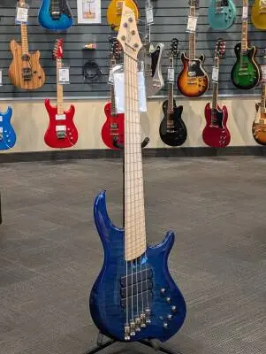 Store Special Product - Dingwall Guitars - Combustion 5-String Electric Bass with Quilted Maple Top - Indigoburst