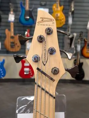 Store Special Product - Dingwall Guitars - Combustion 5-String Electric Bass with Quilted Maple Top - Indigoburst