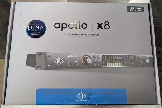 Universal Audio - Apollo x8 Heritage Edition - Rackmount 18x24 Thunderbolt 3 Audio Interface w/Realtime UAD Processing