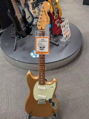 Fender - Player Series Mustang Electric Guitar with Pau Ferro Fingerboard - Firemist Gold 2