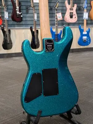 Charvel Guitars - Pro-Mod San Dimas Style 1 HSS FR M, Maple Fingerboard - Aqua Flake 2